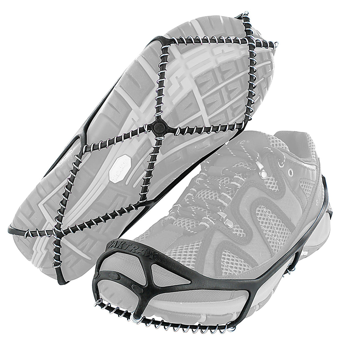 Yaktrax - 08603 - Walk Unisex Poly Elastomer Blend/Steel Snow and Ice Traction Black M Waterproof 1 Pair