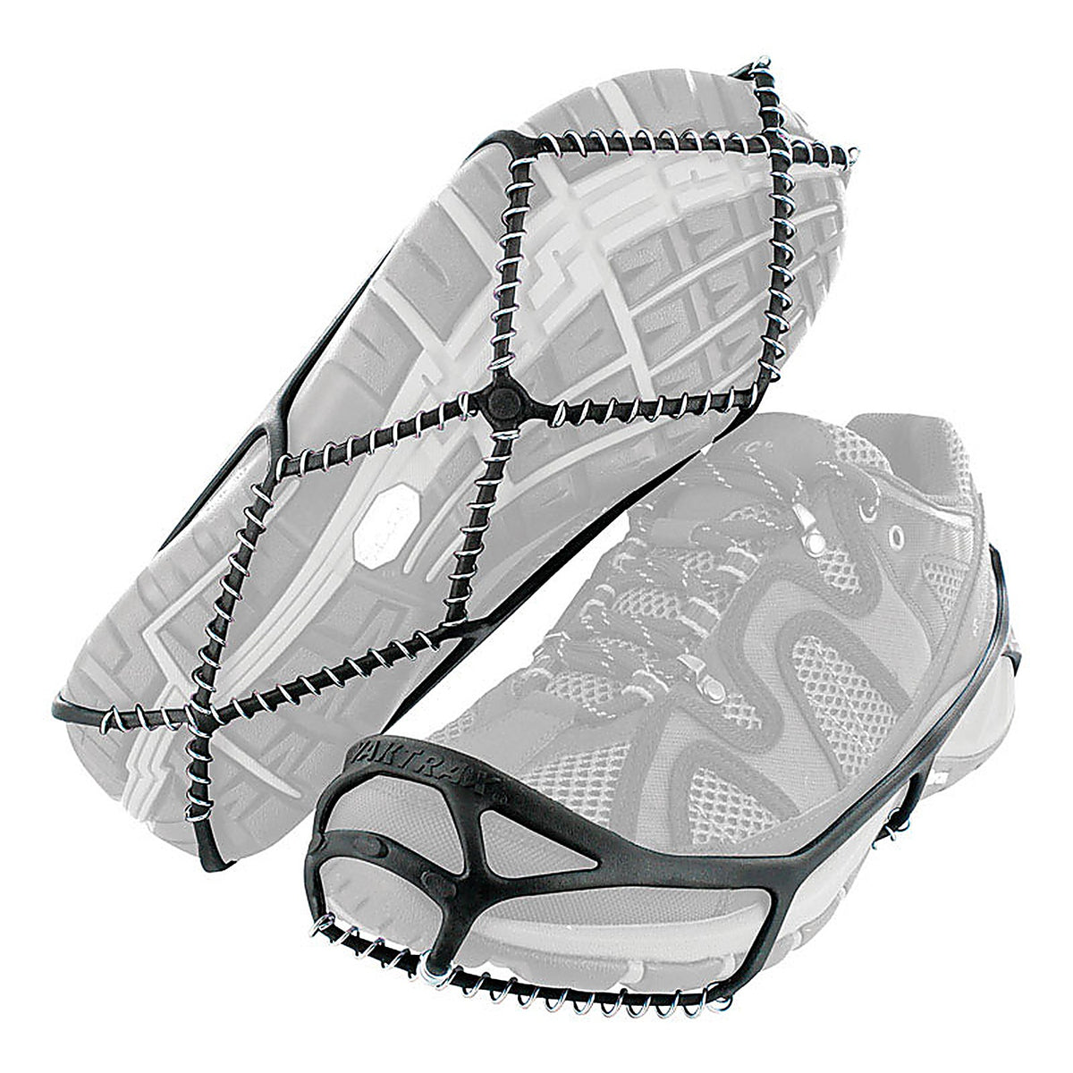 Yaktrax - 08605 - Walk Unisex Poly Elastomer Blend/Steel Snow and Ice Traction Black L Waterproof 1 Pair