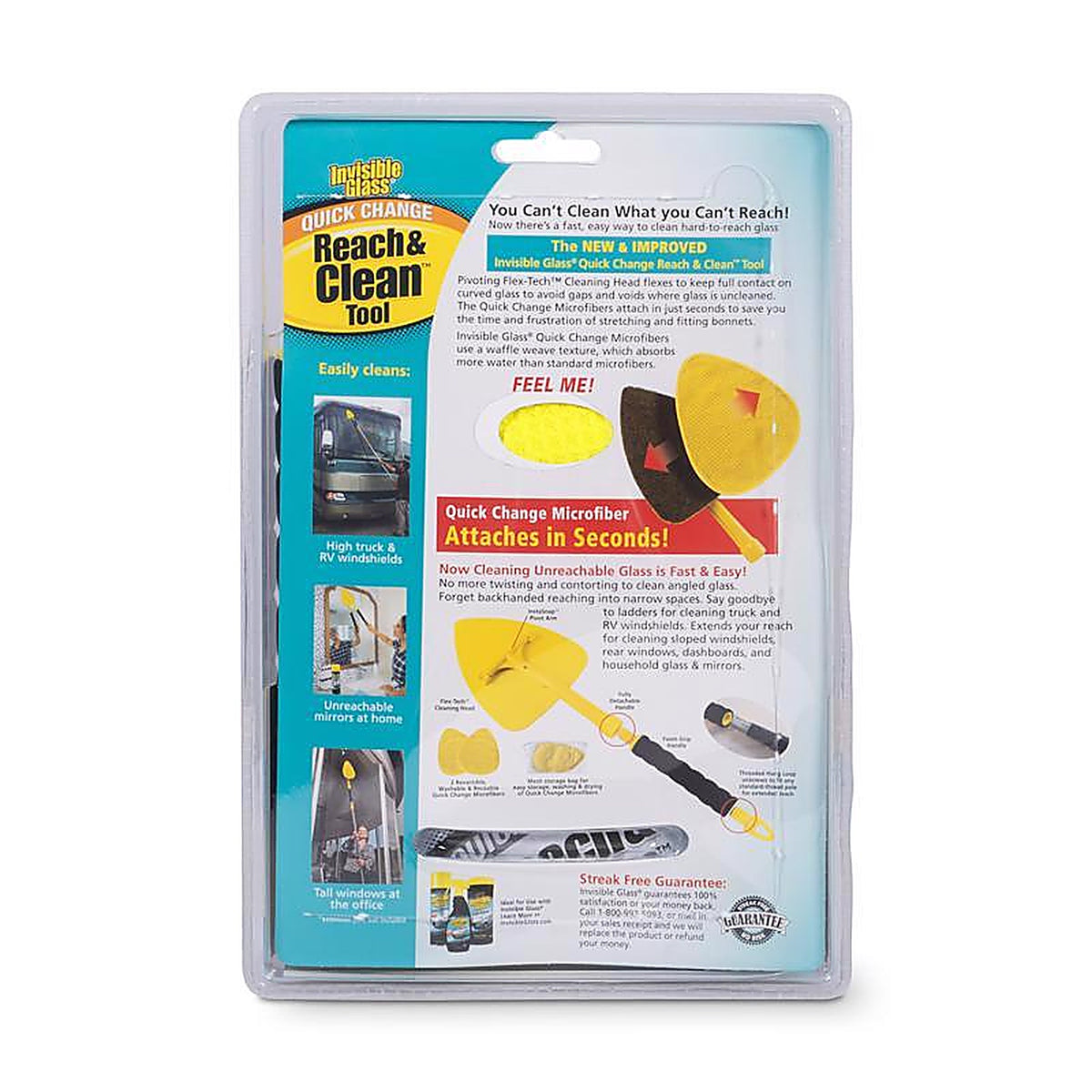 Stoner - 95160 - Invisible Glass 20.3 In. L X 7.5 In. W Reach and Clean Tool 1 Pack