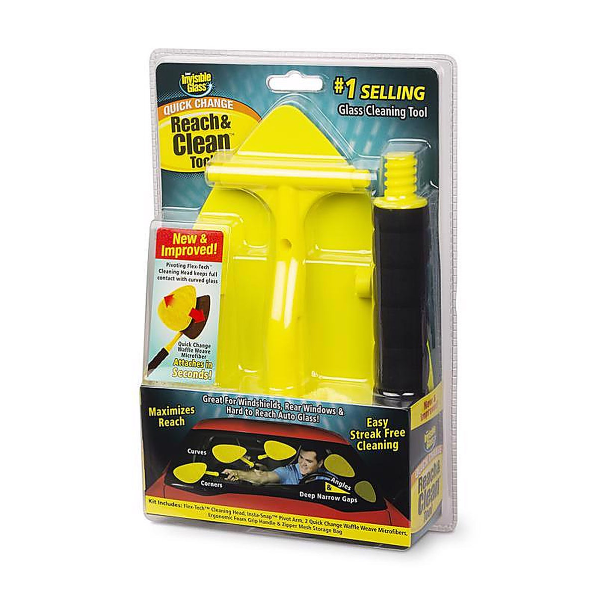 Stoner - 95160 - Invisible Glass 20.3 In. L X 7.5 In. W Reach and Clean Tool 1 Pack
