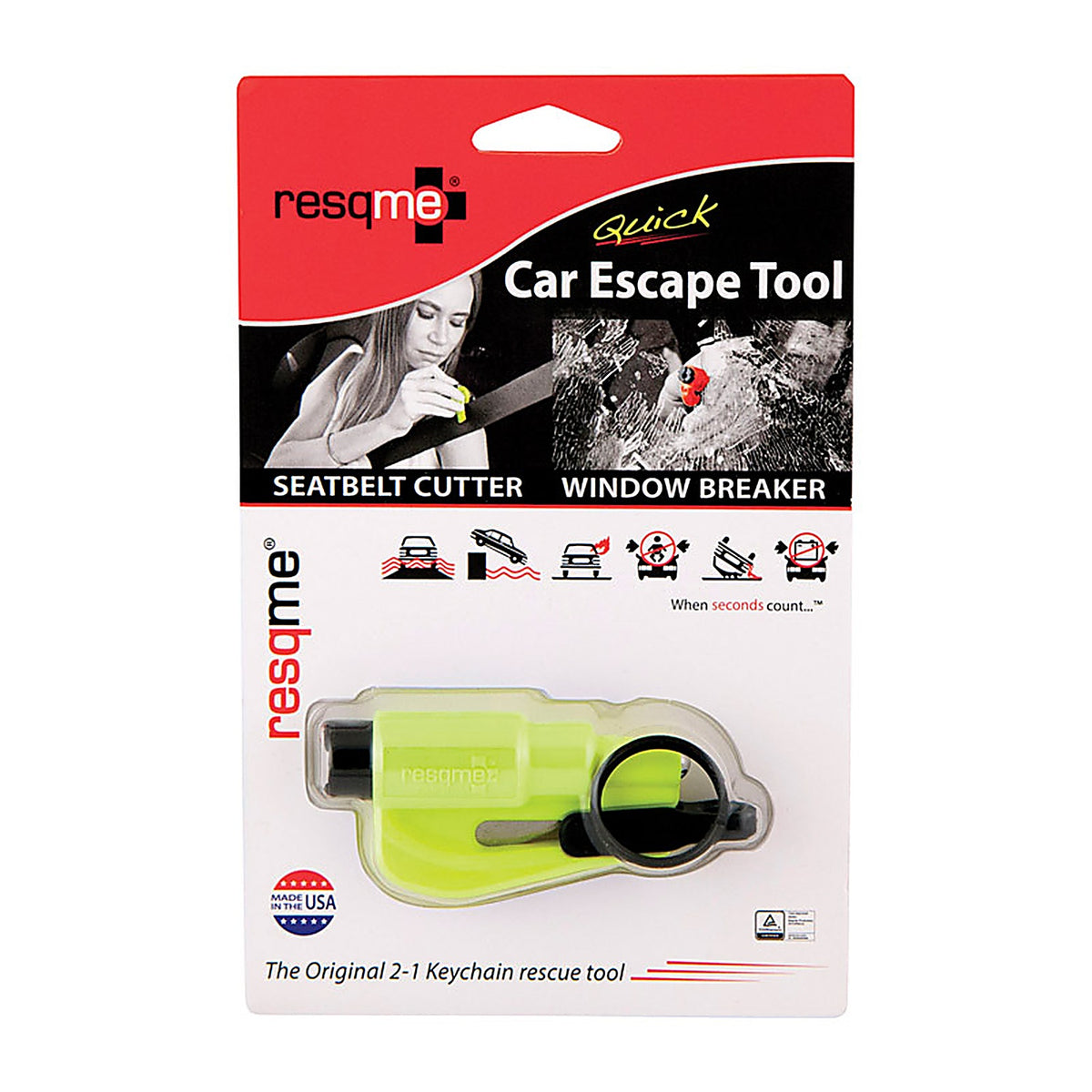 Resqme - 25.100.09 - 1 Piece Car Escape Rescue Tool