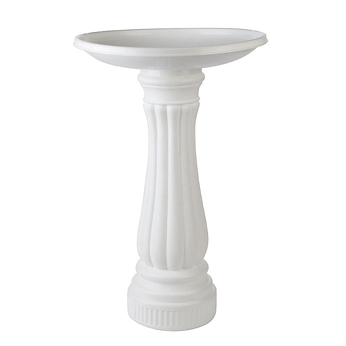 Union Products - 61010 - White Plastic 25 In. Bird Bath