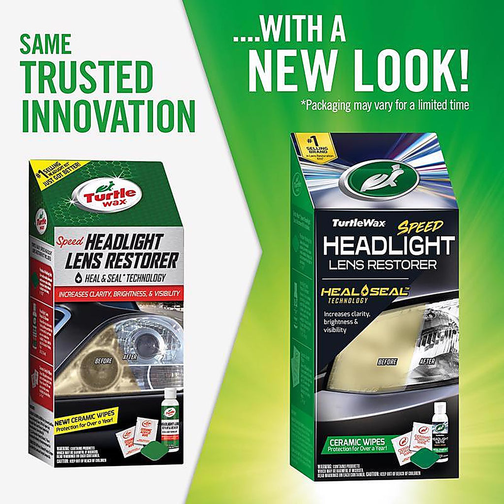 Turtle Wax - 54289 - Glass/Metal/Plastic Headlight Restorer Kit