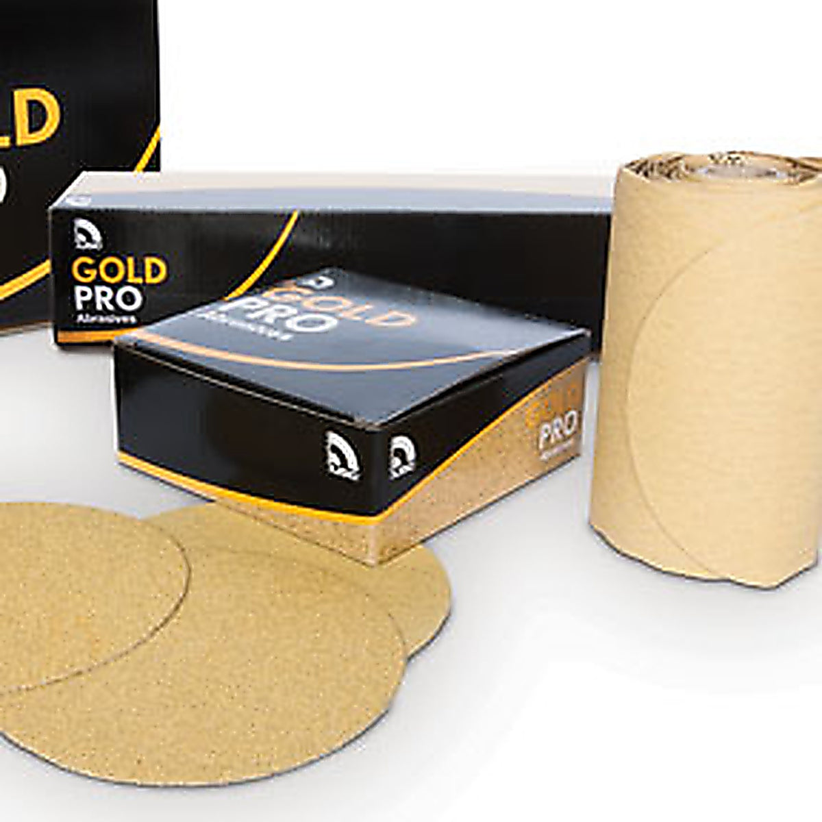 USC Abrasives - 82406 - Gold Pro 80 Grit 6 Inch Hook and Loop Sanding Discs, Bx/50