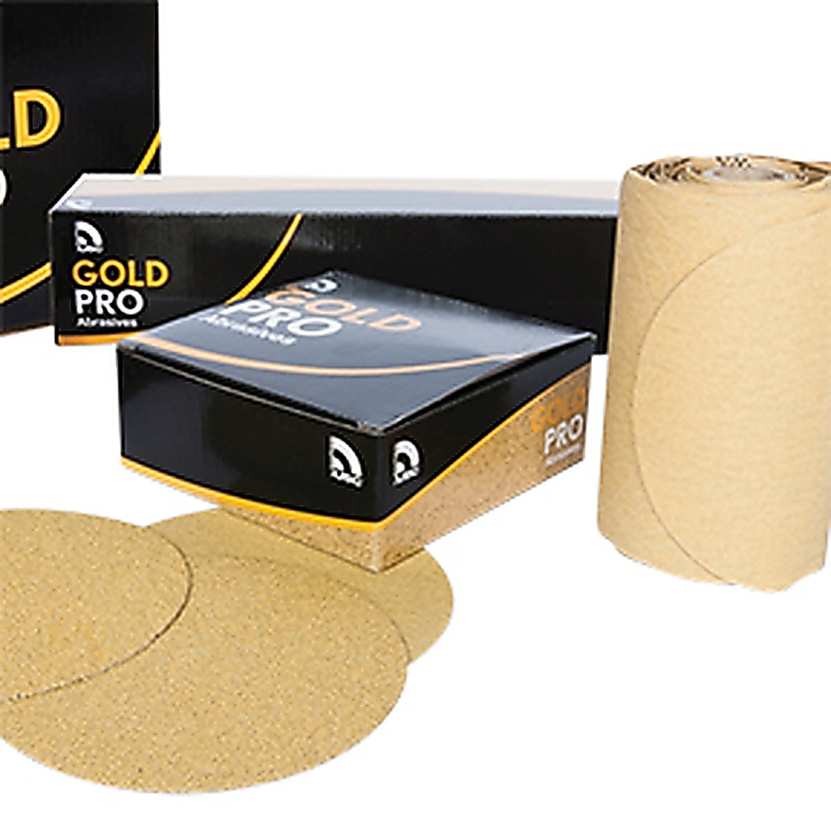 USC Abrasives - 82422 - Gold Pro 2000 Grit 6 Inch Hook and Loop Discs, Bx/25