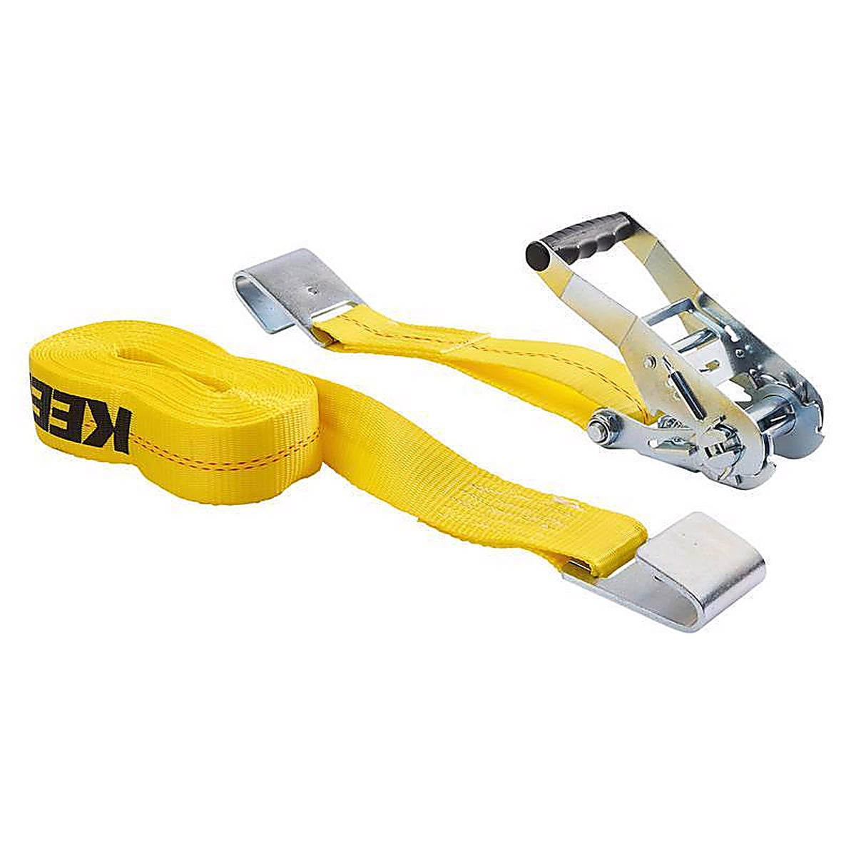 Keeper 04623 2 in. W X 27 ft. L Yellow Tie Down w/Ratchet 3333 lb 1 pk