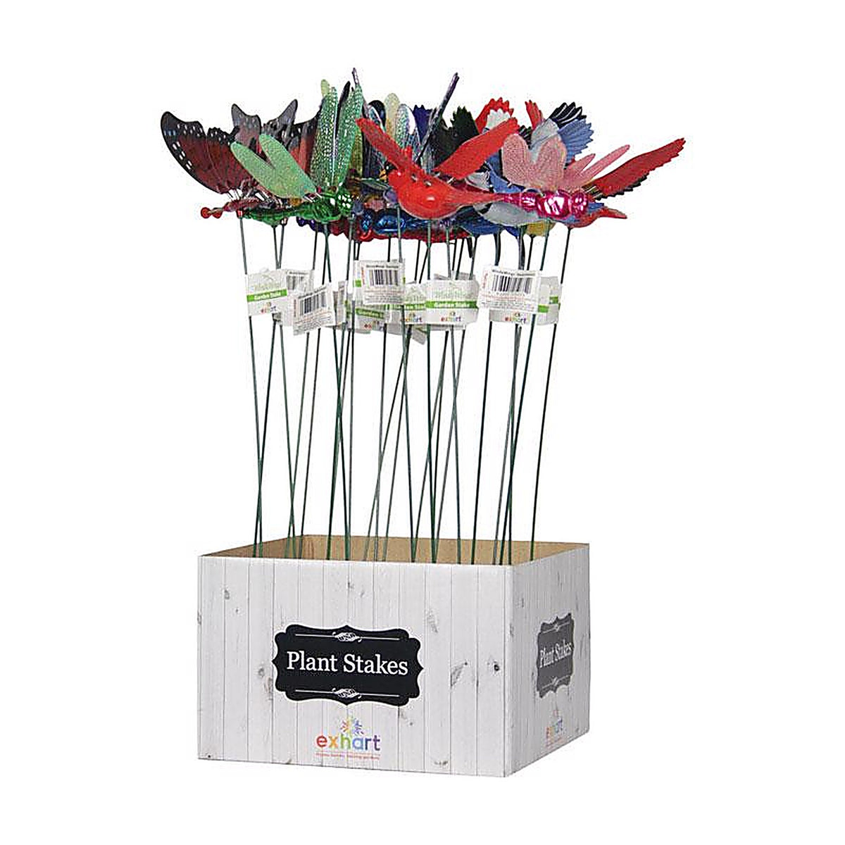Exhart 5035 WindyWings Assorted Plastic 16 in. H Planter Stake