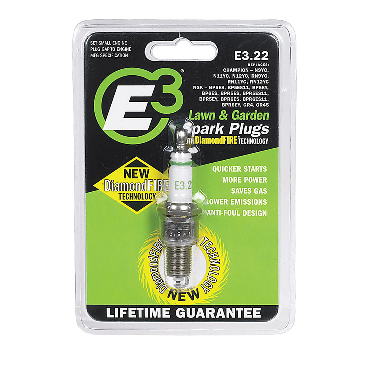 E3 - E3.22 - Lawn and Garden Spark Plug E3.22