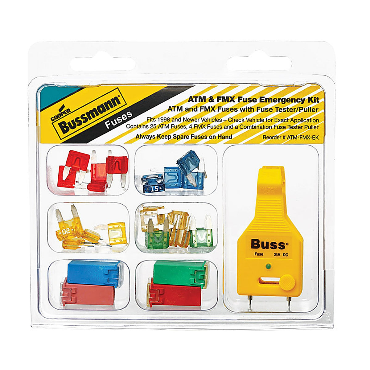 Bussmann ATM-FMX-EK ATM/FMX Emergency Fuse Kit 1/Pack