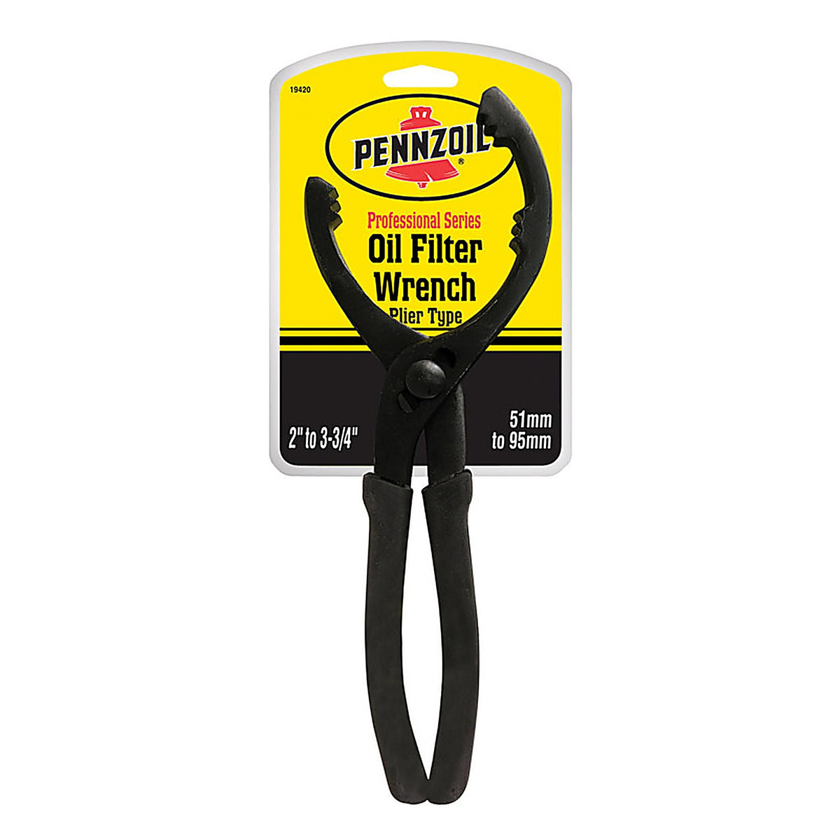 Pennzoil 19420 Adjustable Jaw Oil Filter Wrench 3-3/4 in.