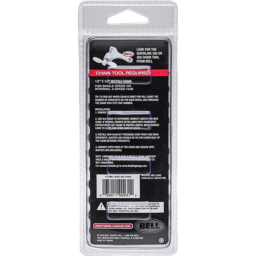 Bell Sports 7121881 Steel Bicycle Chain Bronze
