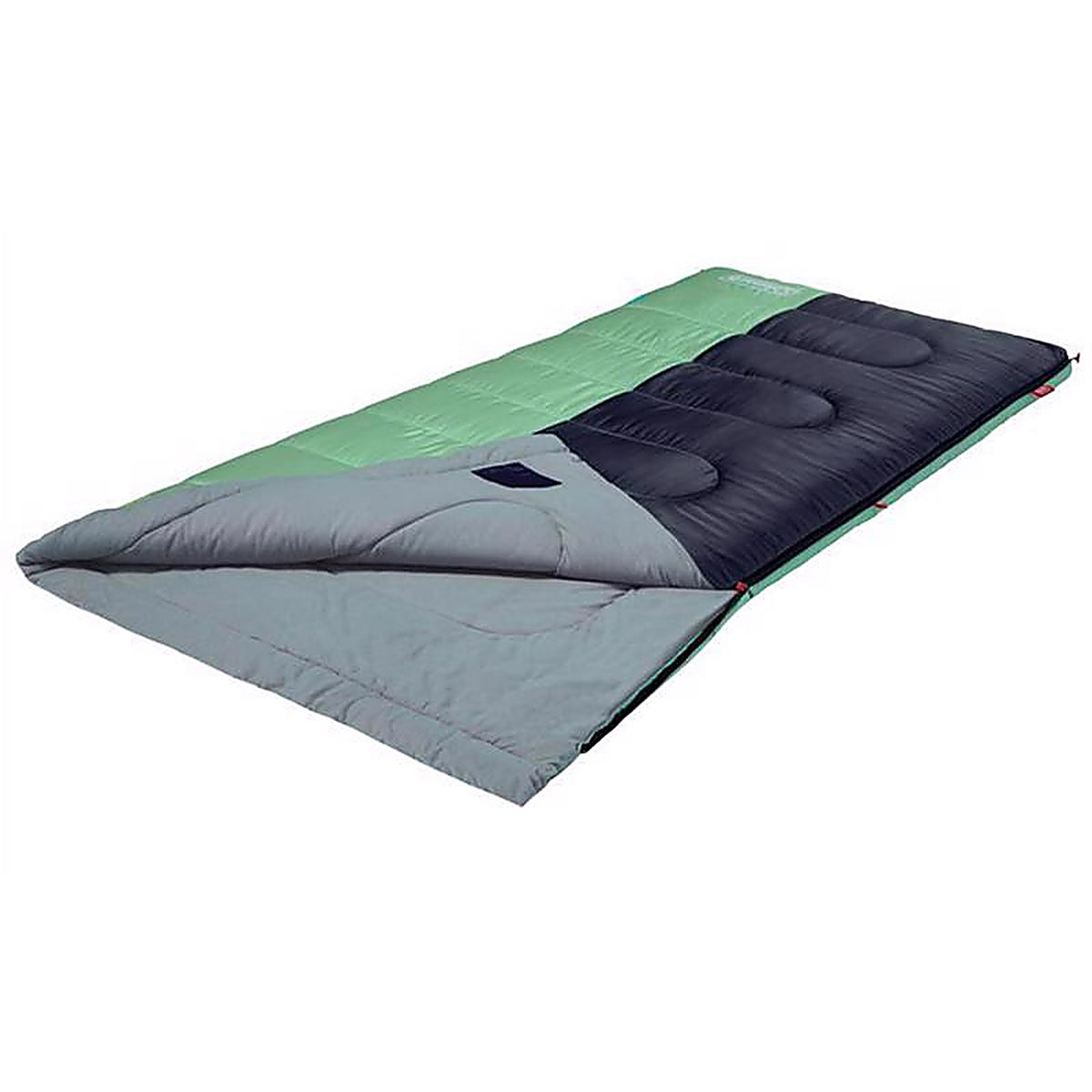 Coleman - 2207119 - Biscayne Gray Sleeping Bag 3 In. H X 39 In. W X 81 In. L 1 Pack