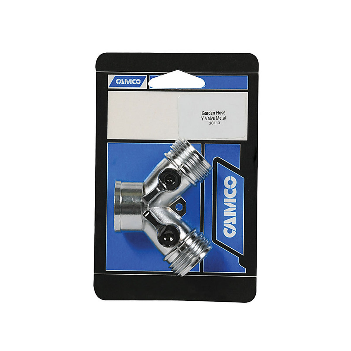 Camco 20113 1 in. Hose x 1 in. Galvanized Malleable Iron 3-Way Valve