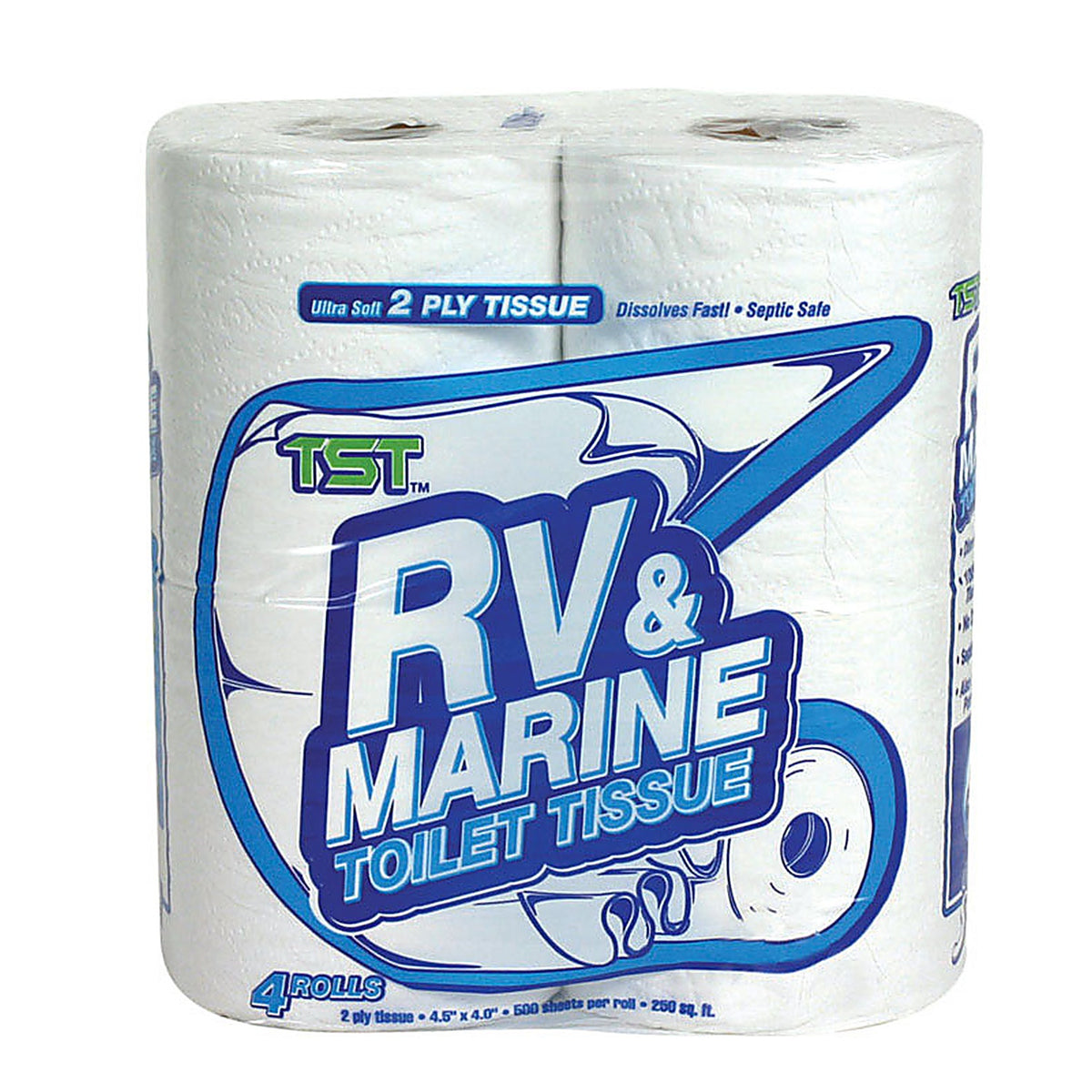 Camco 40274 RV and Marine Toilet Tissue 4/Pack