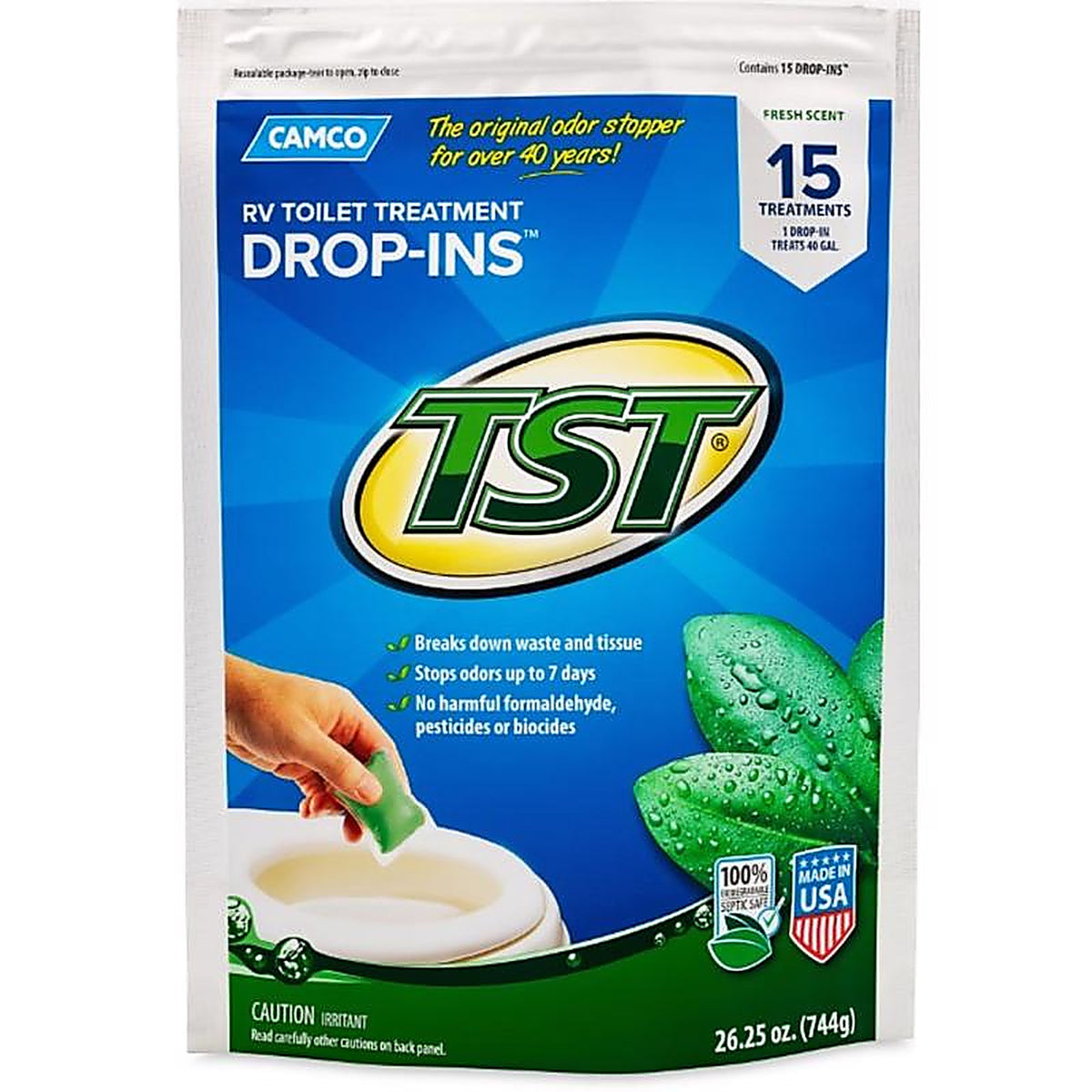Camco - 40264 - TST Toilet Treatment 15 Pack