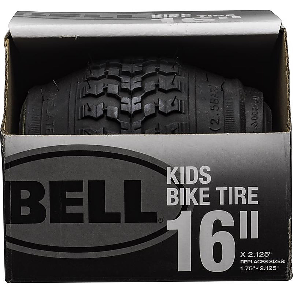 Bell Sports 7117025 16 in. Rubber Bicycle Tire 1 pk