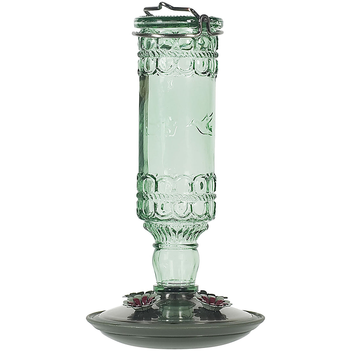 Perky-Pet 8108-2 Hummingbird 10 oz Glass Nectar Feeder 4 ports