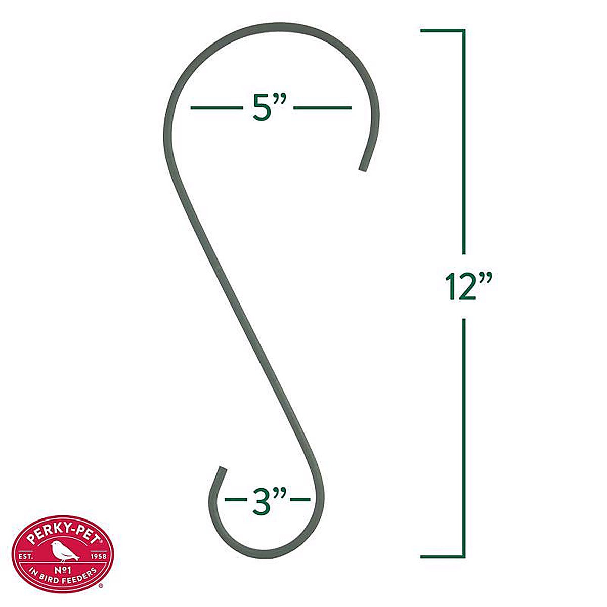 Perky-Pet 67 12.38 in. H x 4.88 in. W x 0.2 in. D Bird Feeder Hook