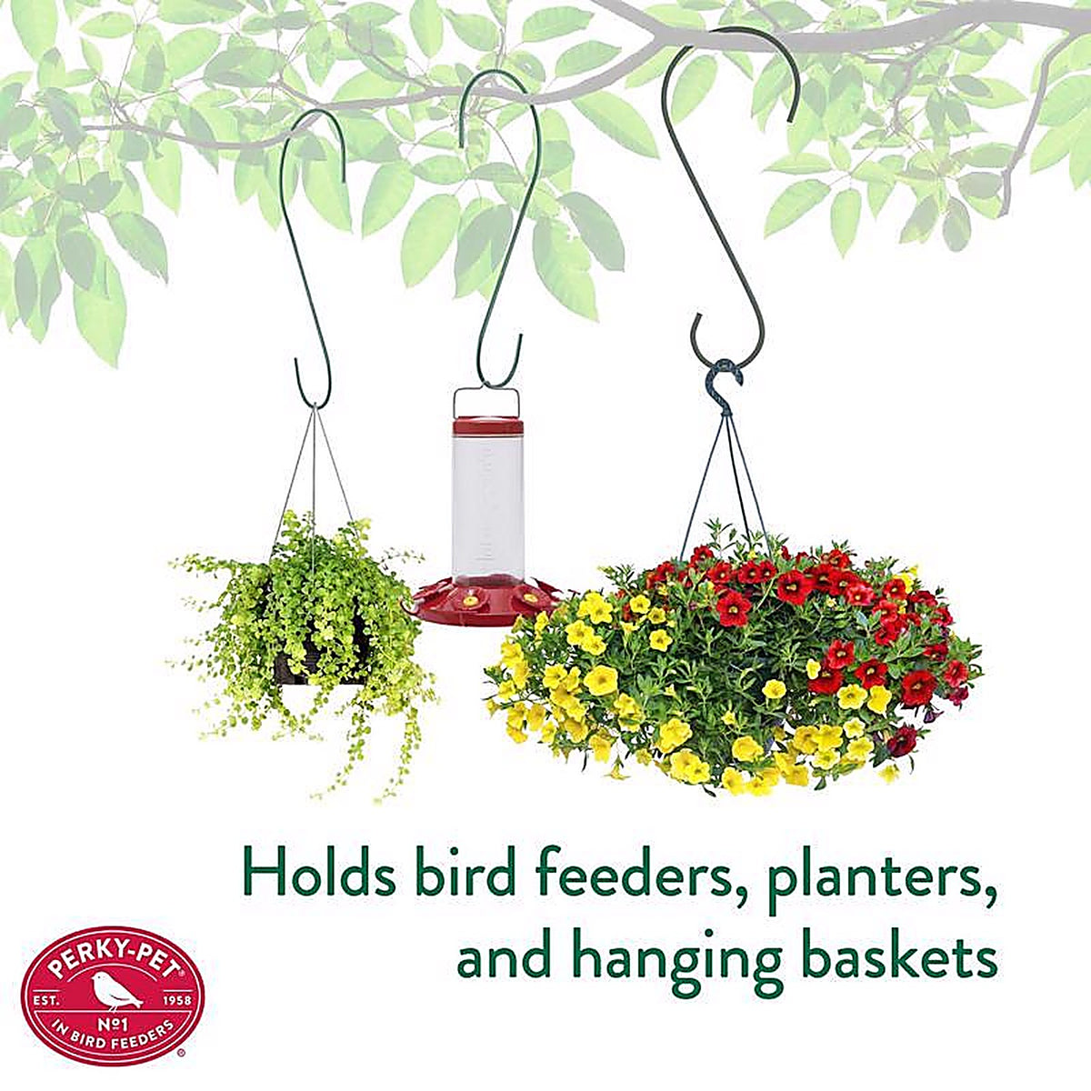 Perky-Pet 67 12.38 in. H x 4.88 in. W x 0.2 in. D Bird Feeder Hook