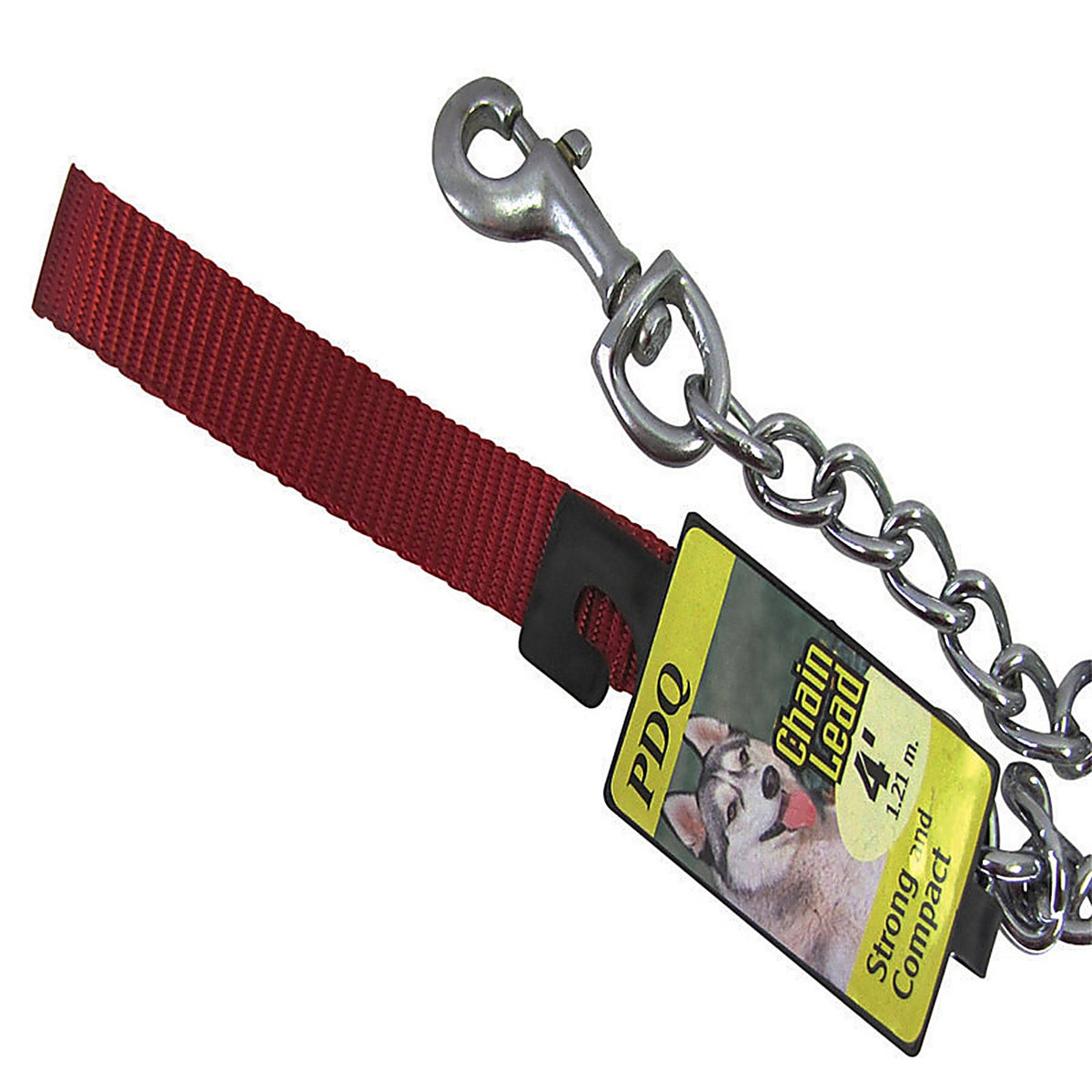 Boss Pet 12602 Silver Chain Lead Steel Dog Leash Small/Medium
