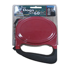 Boss Pet 11447 Red / Black Cotton/Nylon Dog Retractable Leash Medium/Large