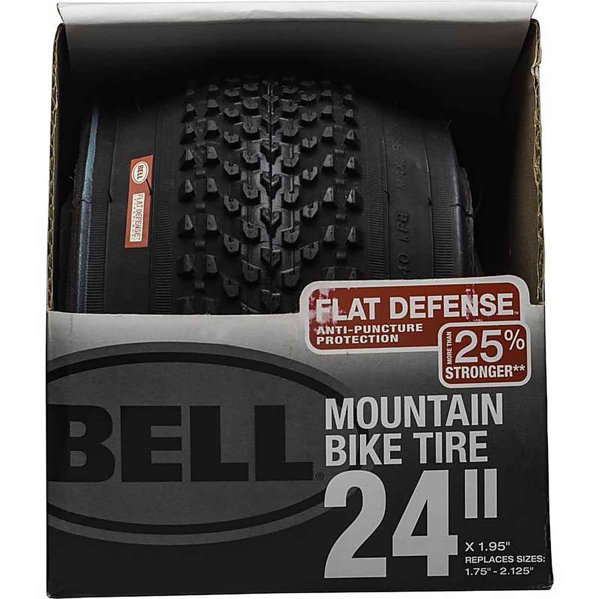 Bell Sports 7107512 24 in. Rubber Bicycle Tire 1 pk