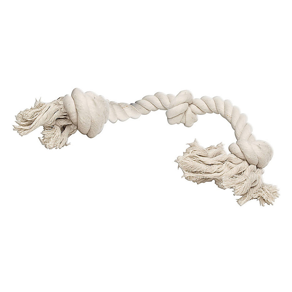 Diggers A03780 White Rope Bone Cotton Rope Dog Tug Toy Extra Large 1
