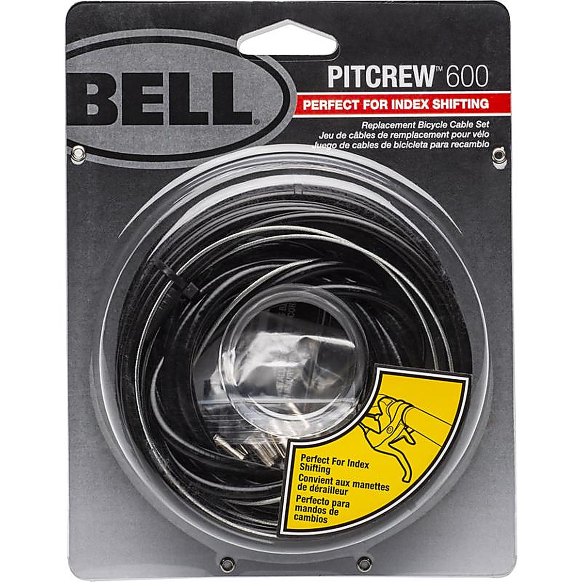 Bell Sports 7122151 Pitcrew 600 Steel Bike Cable Repair Set Black