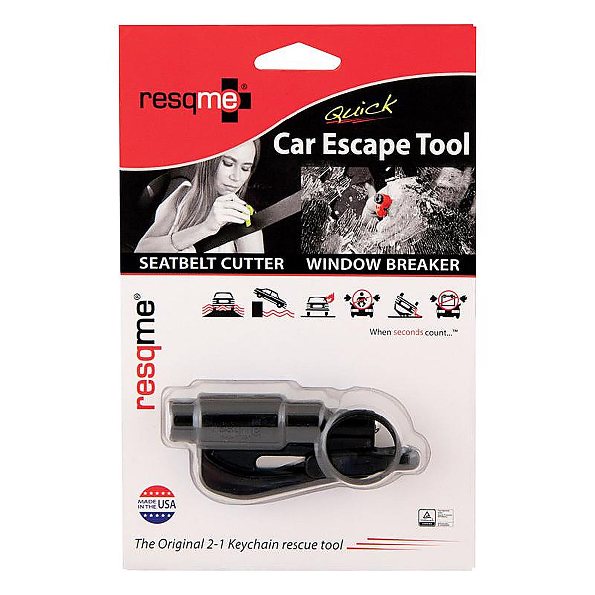 Resqme - 25.100.01 - 1 Piece Car Escape Rescue Tool
