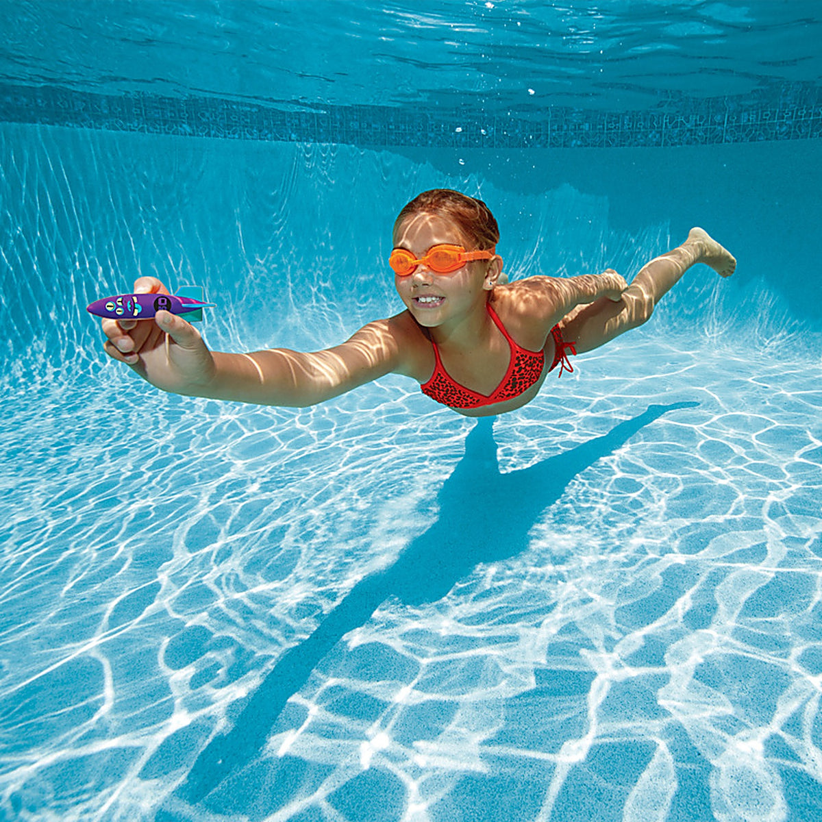Swimways - 6069524 - Toypedo Assorted Plastic Rockets Pool Diving Toy