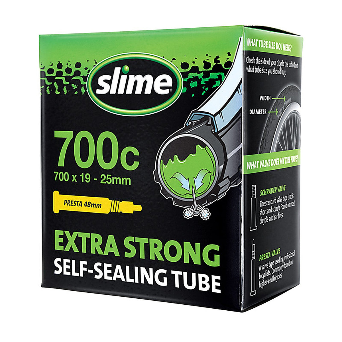 Slime - 30085 - Smart Tube Rubber Bicycle Inner Tube 1 Pack