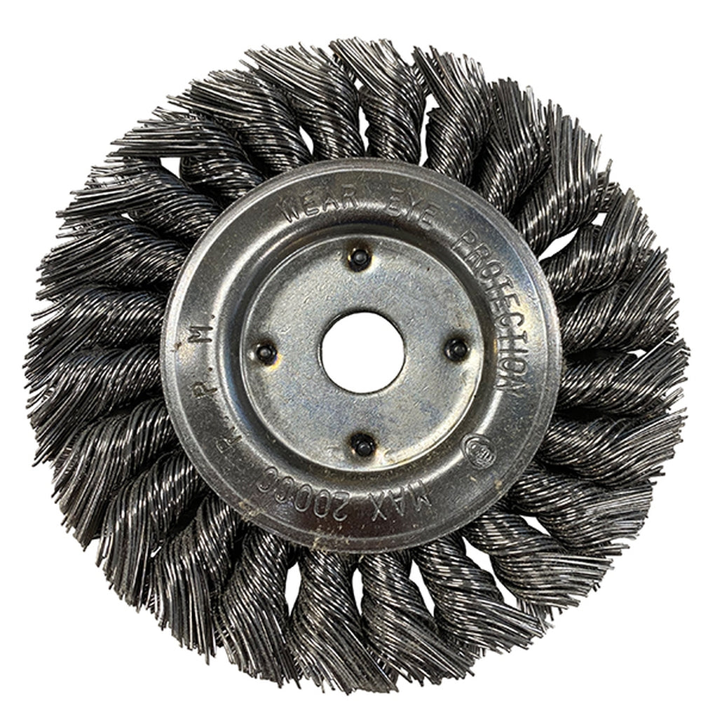 ATD 8353 4 Twisted Tuft Wire Wheel Brush