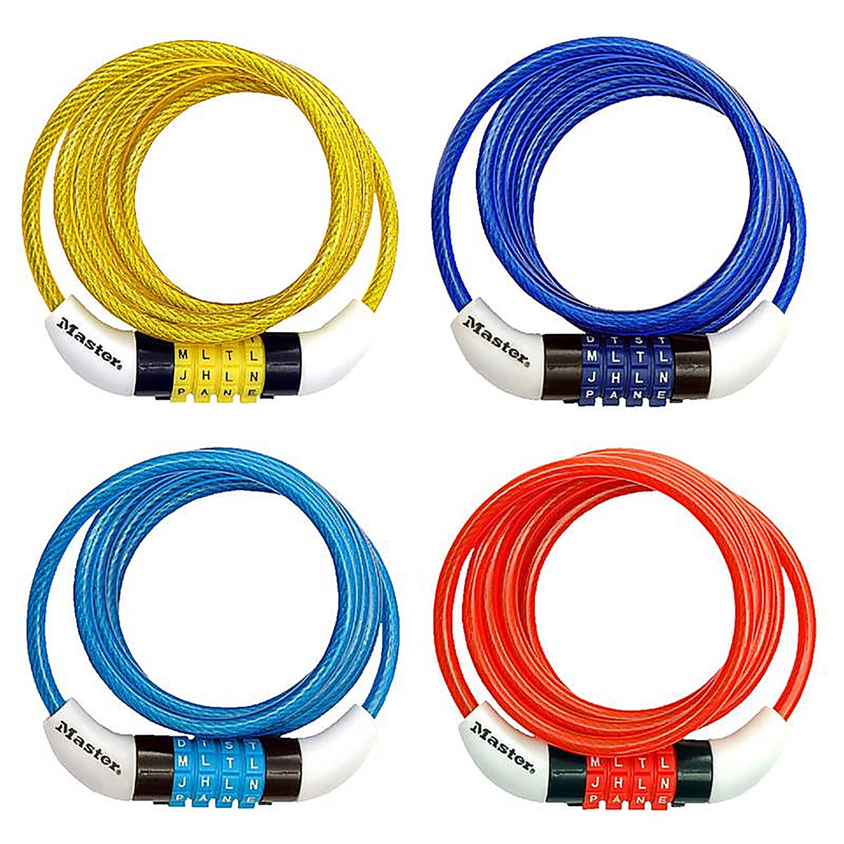 Master Lock - 8152DASTWD - 1/4 In. D X 60 In. L Vinyl Coated Steel Locking Cable
