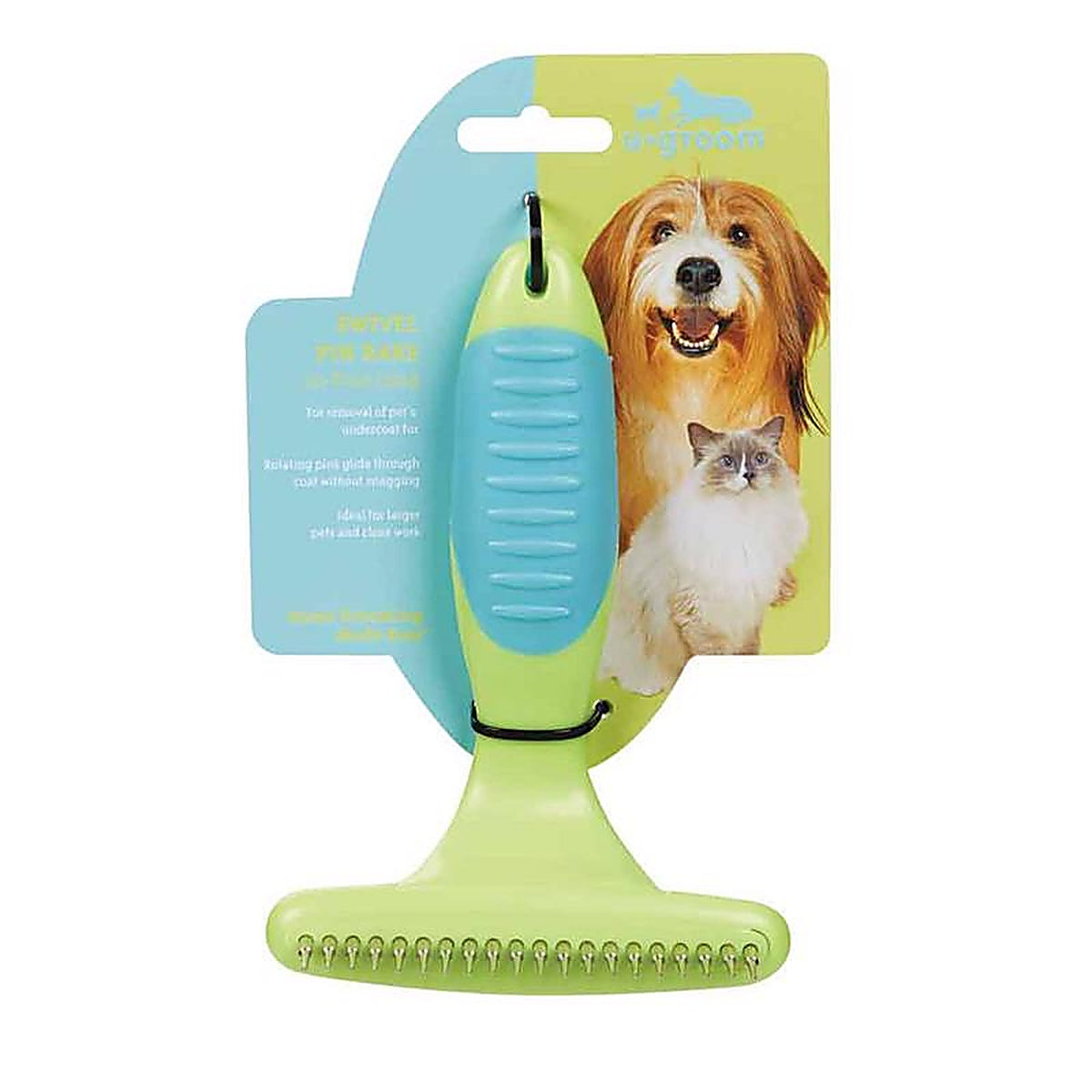 UGroom - US1052 20 - Blue Cat/Dog Grooming Rake 1 Pack