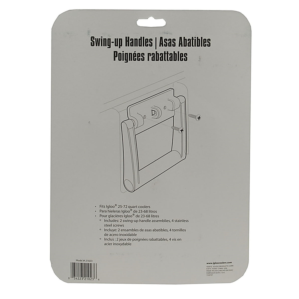 Igloo 21023 Cooler Handle White 2/Pack