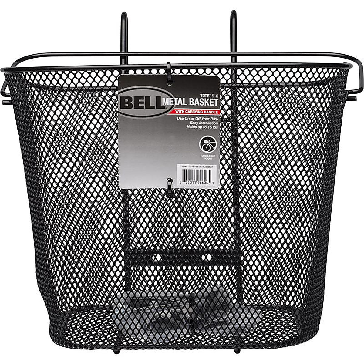 Bell Sports 7121651 Tote Wire Mesh Bike Basket Black
