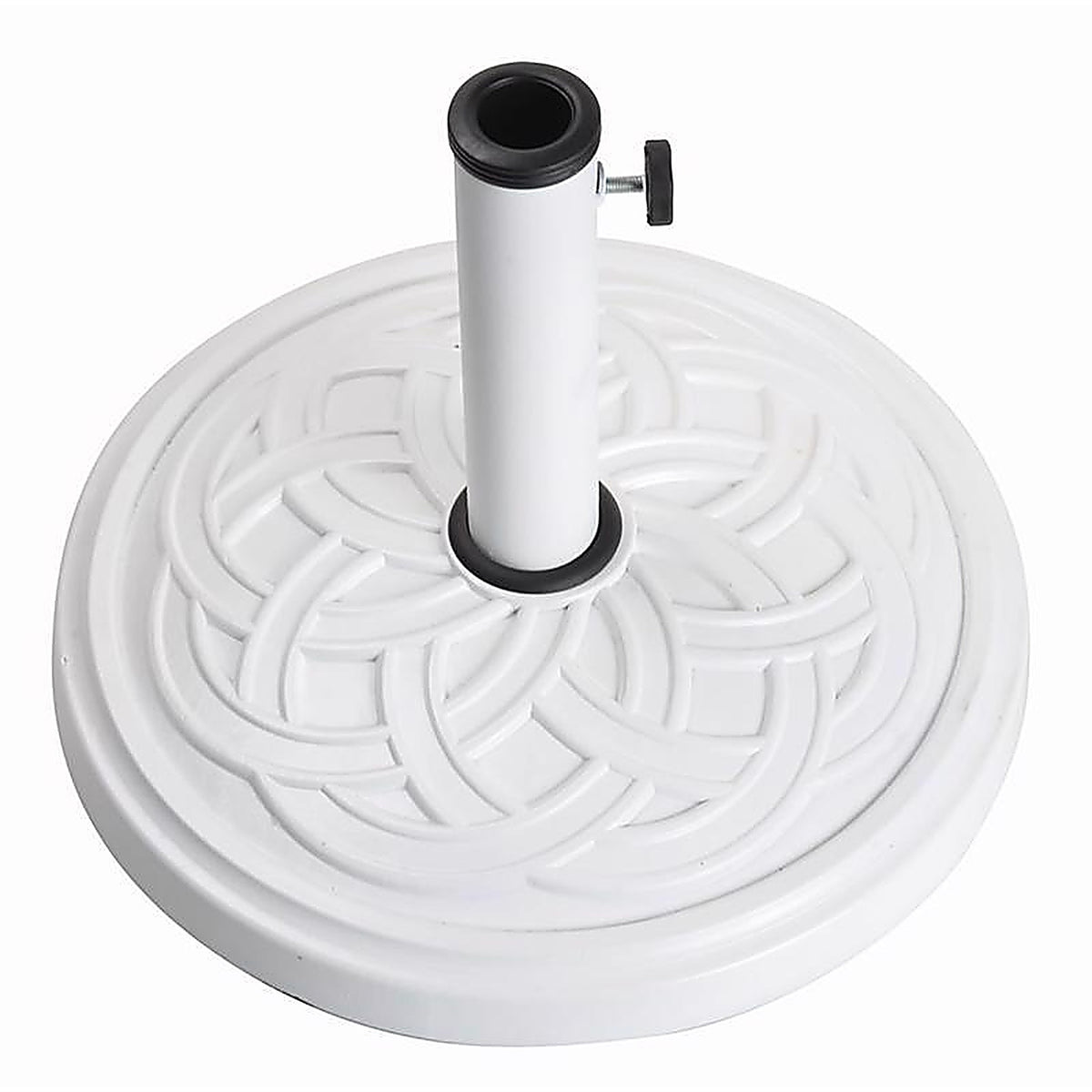 Bond - 60478A - White Ribbon Envirostone Umbrella Base