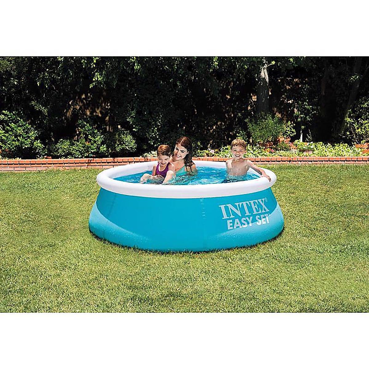 Intex 28101EH 232 gal. Round Plastic Above Ground Pool 20 in. H x 72 in. W x 6 ft. Dia.