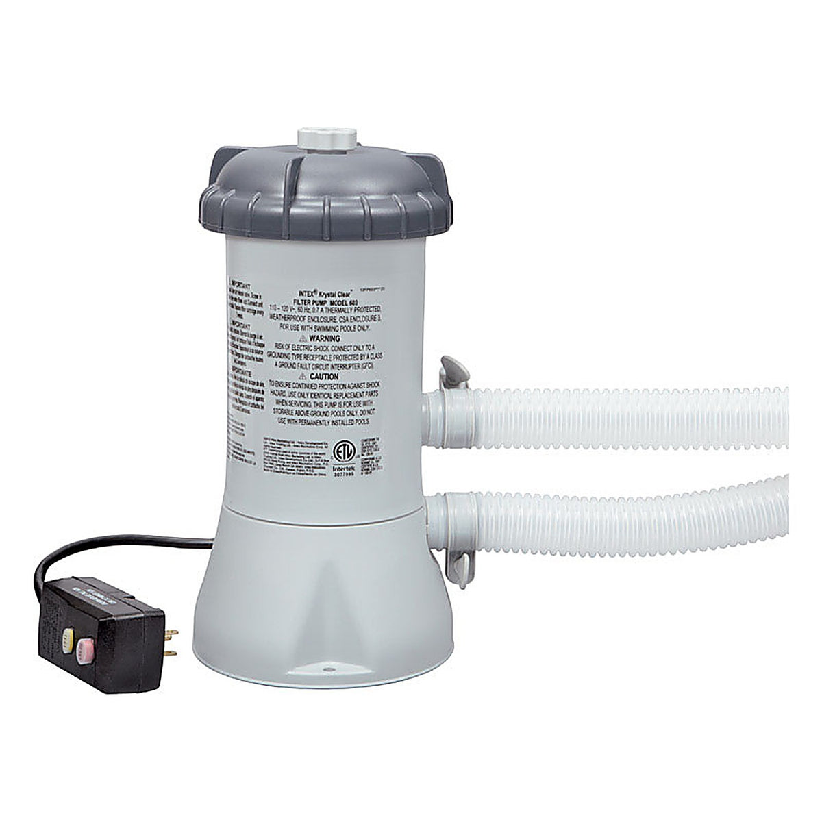 Intex 28121EH 1018 gal. Round Plastic Above Ground Pool 30 in. H x 120 in. W x 10 ft. Dia.