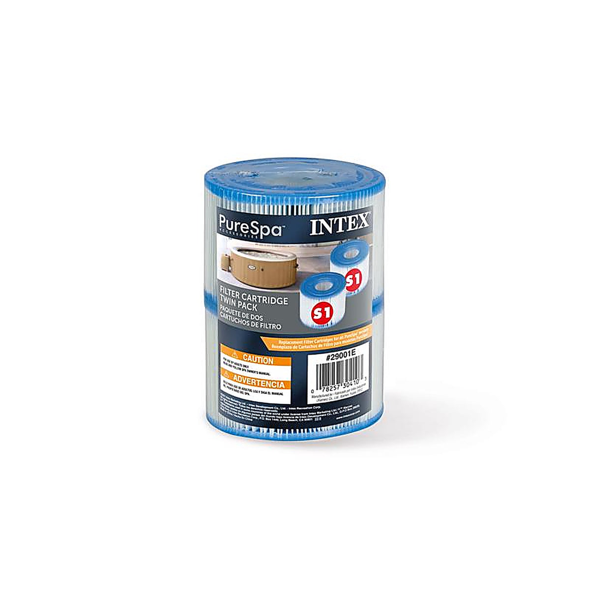 Intex 29001E Pool Filter 2.8 in. H x 4.25 in. W x 4.25 in. L