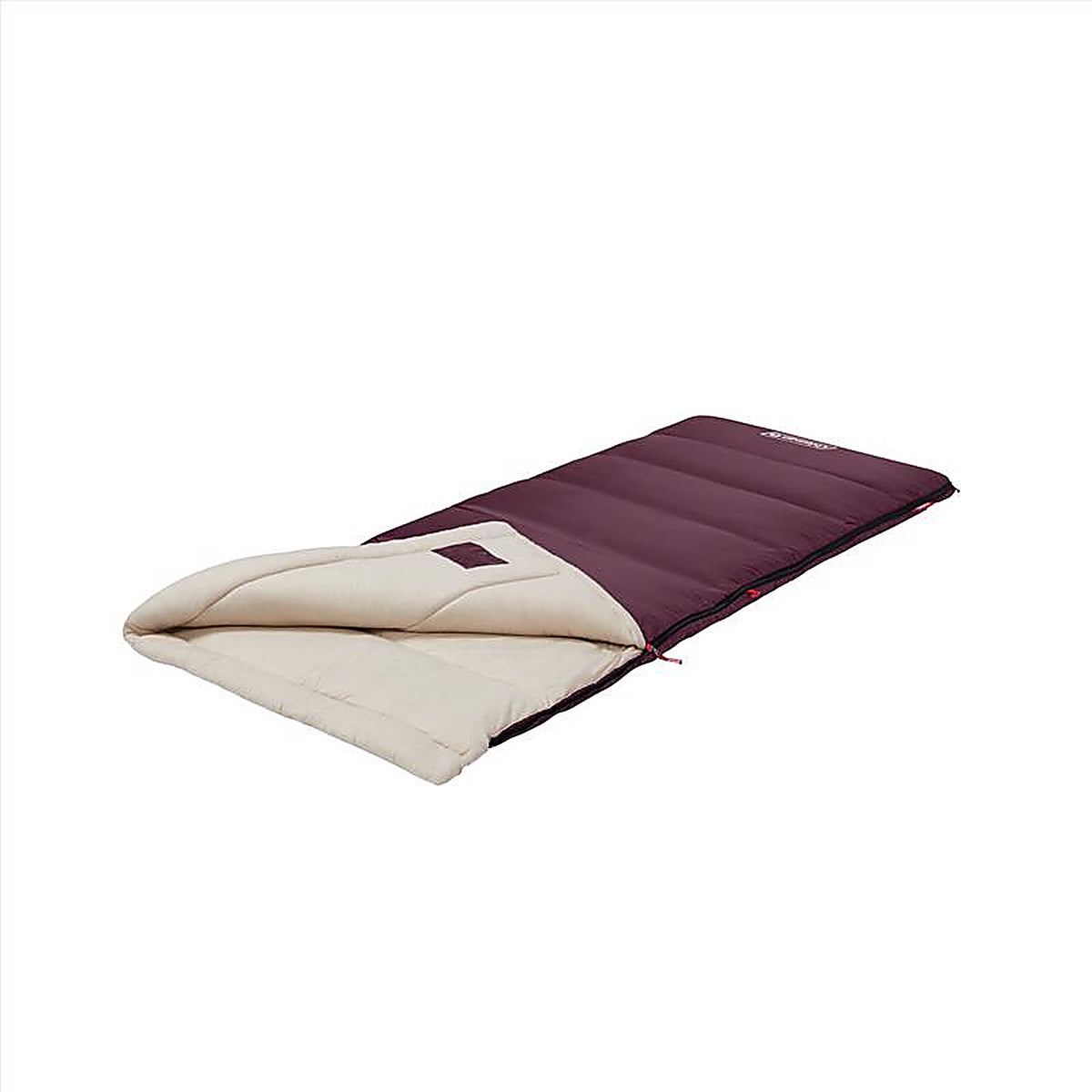 Coleman 2149521 Autumn Glen Burgundy Sleeping Bag 2 in. H X 33 in. W X 75 in. L 1 pk