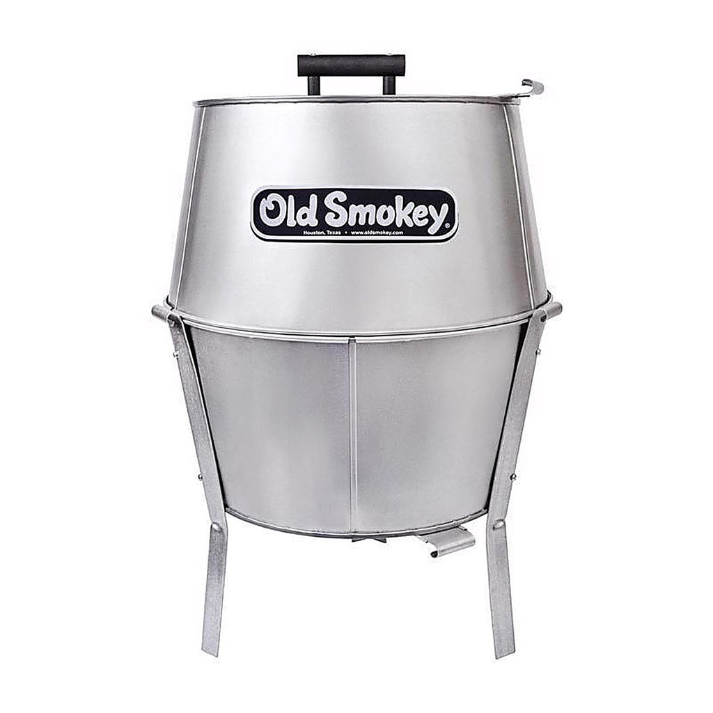 Old Smokey Products - #18 - 17 In. Charcoal Grill Silver