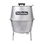 Old Smokey Products - #18 - 17 In. Charcoal Grill Silver