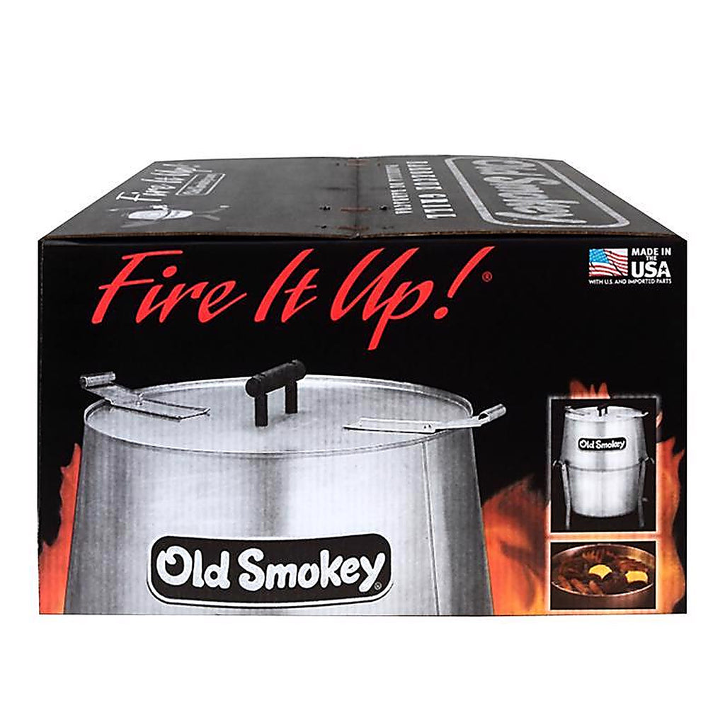 Old Smokey Products - #22 - 21 In. Charcoal Grill Silver