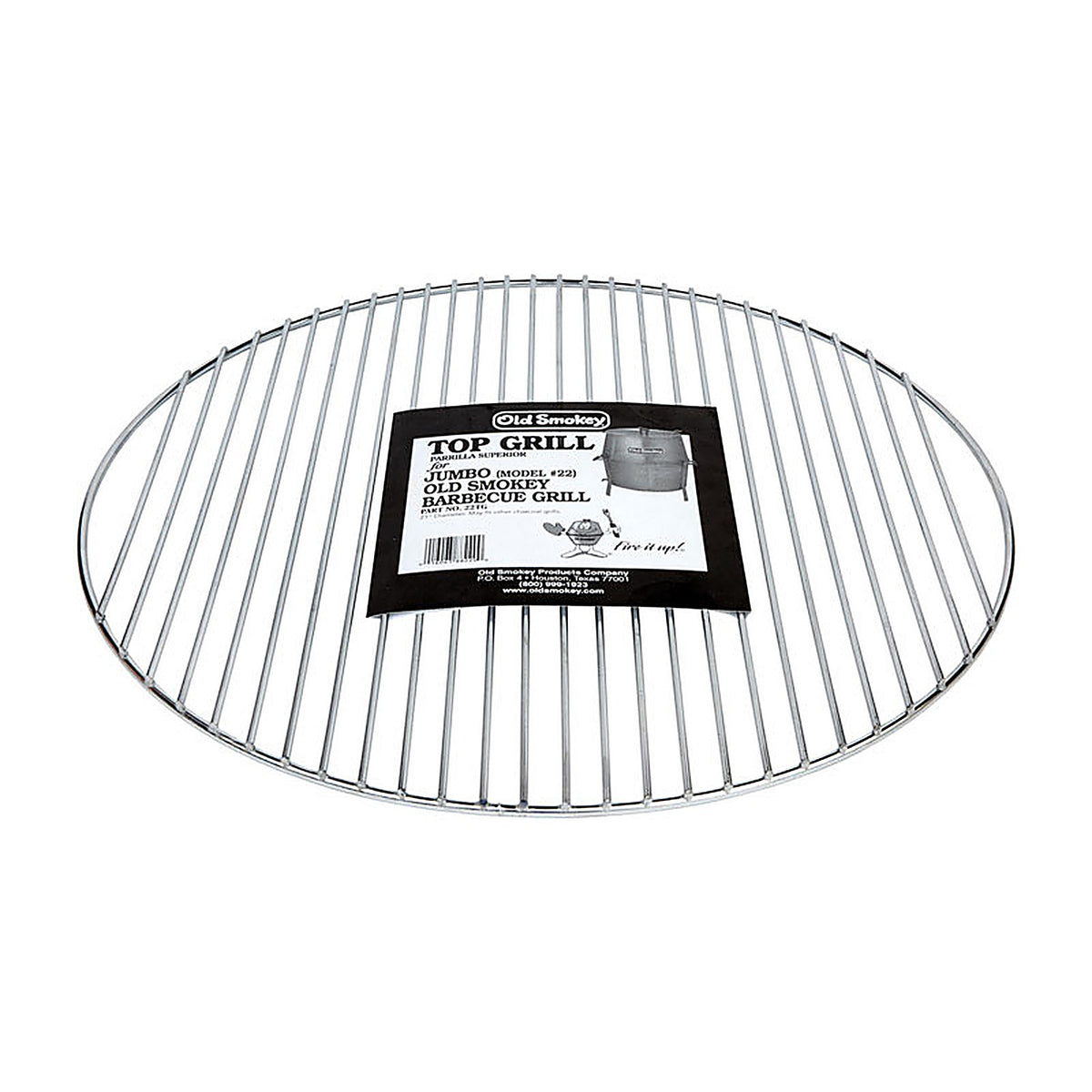 Old Smokey Products - #22TG - Aluminum/Steel Top Grate 21 In. L Old Smokey