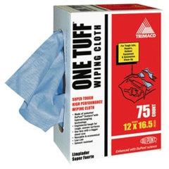 Trimaco 84075 One Tuff Wiping Cloths with DuPont Co-Brand, 12x16.5, 75 pack