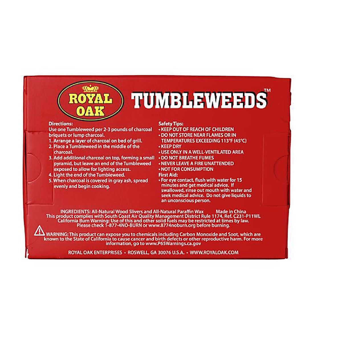 Frontier - 205-228-448 - Tumbleweeds Paraffin Fire Starter 8 Min 16 Pack