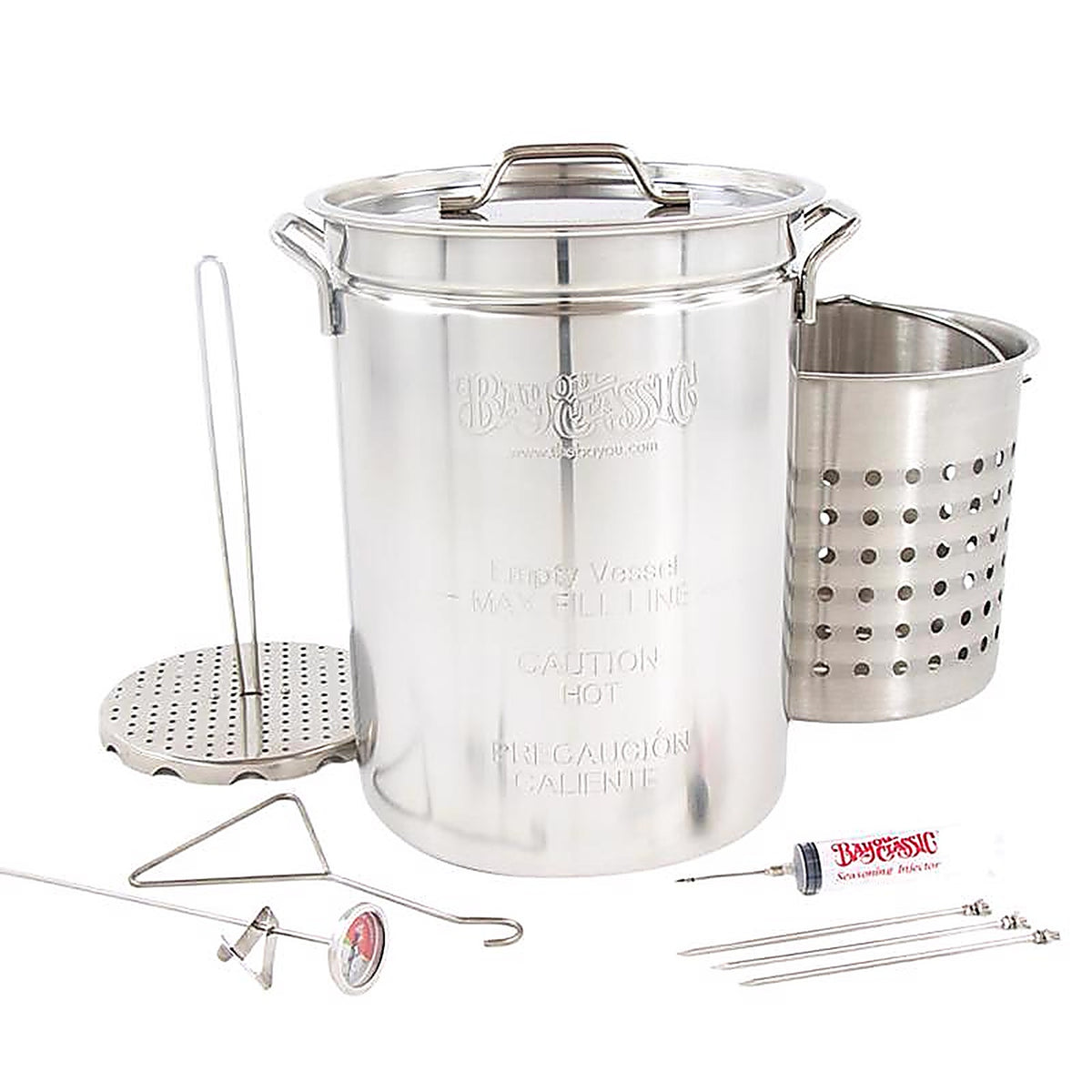Bayou 1118 Grill Stockpot 14 in. L x 13 in. W