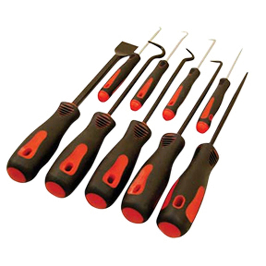 ATD 8424 9 Piece Scraper, Hook & Pick Set