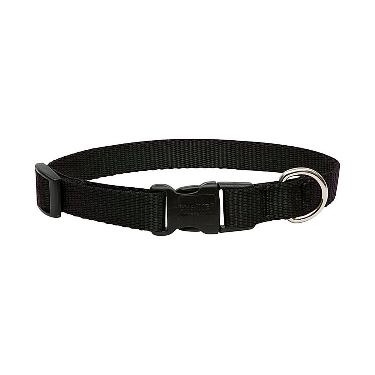 Lupine 27501 Pet Basic Solids Black Black Nylon Dog Adjustable Collar